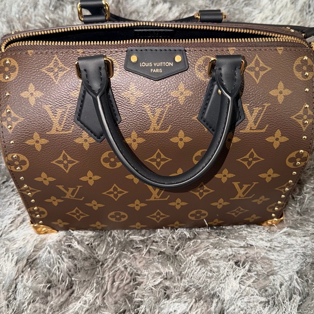 LV Trunk Speedy 25 Monogram Handbag